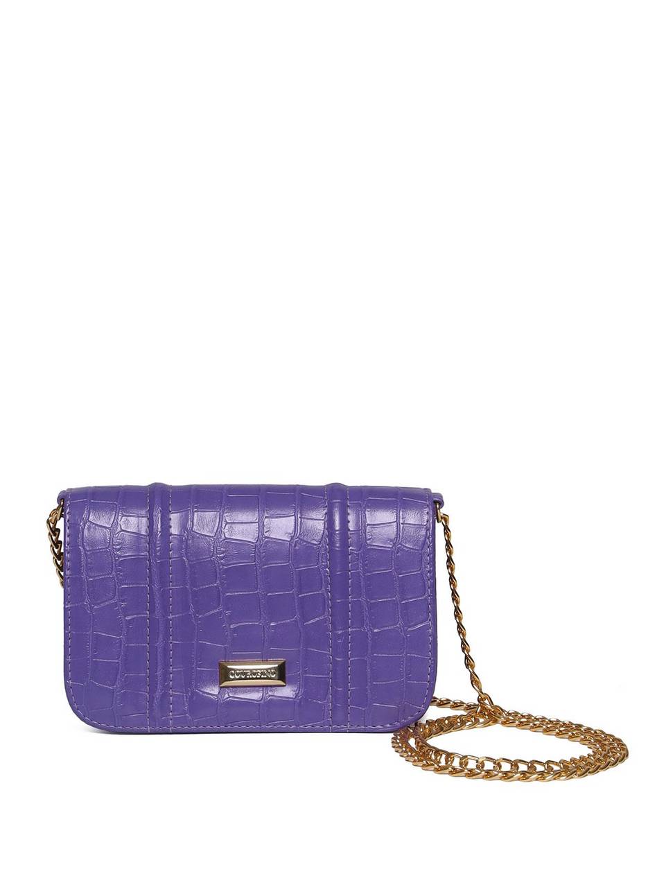 Bolsa Clutch Corrente Pequena Roxa BSI-5486 - RO
