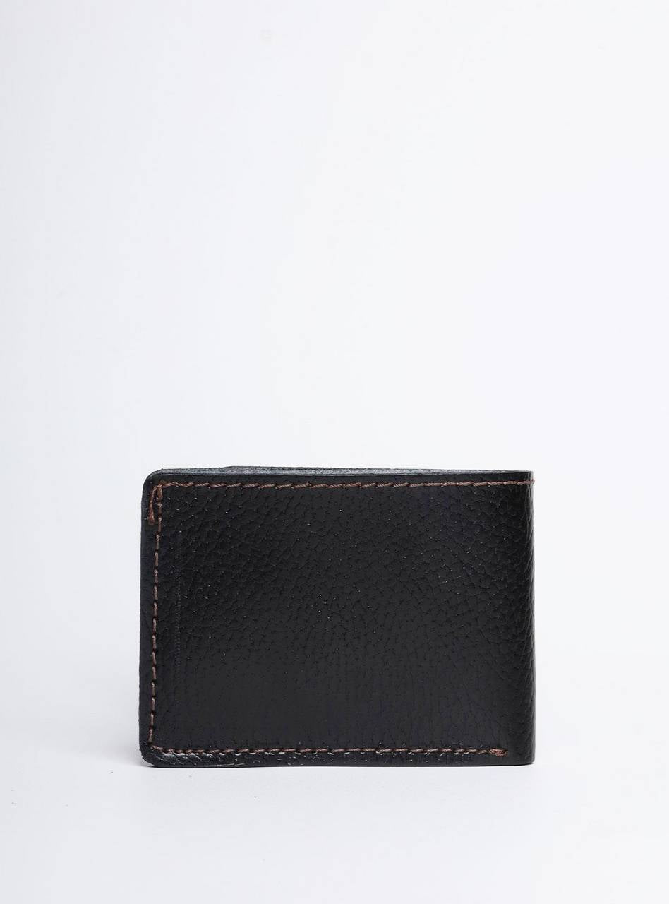 Carteira Masculina Slim Pequena Couro Preta CAI-941 - PR