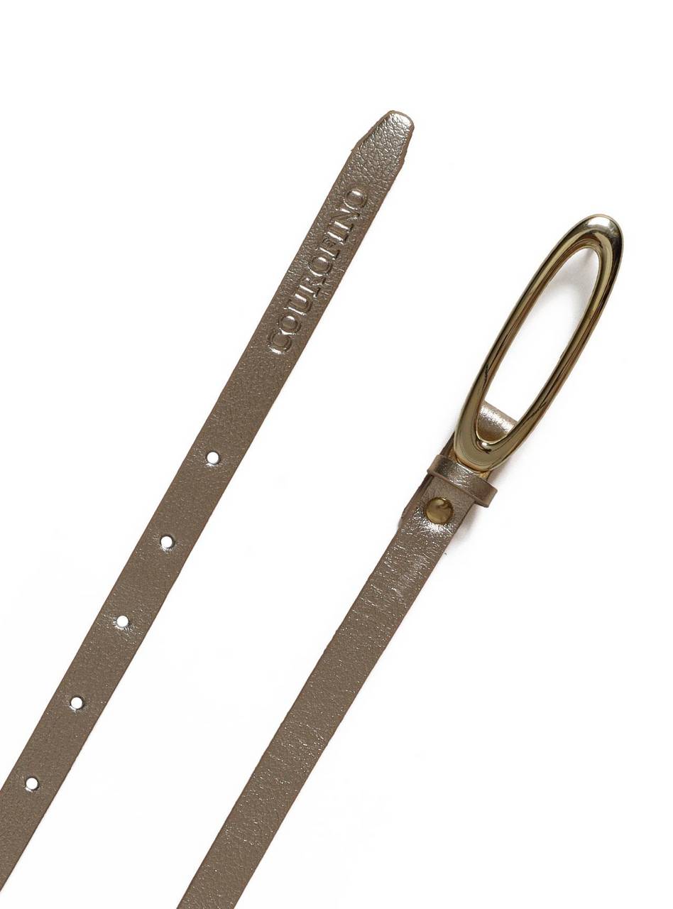 Cinto Feminino Fivela Infinita - Ouro CTI-972 - AU