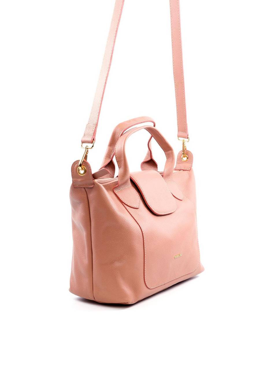 Bolsa Tote Transversal Alça Dupla com Fecho em Ímã - Nude BSI-6066 - NU