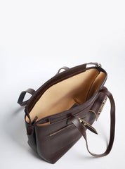 Bolsa Tote Tiracolo Média Cacau BSI-5821 - CA