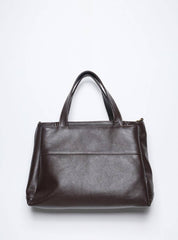 Bolsa Tote Média Couro Alça Removível Cacau BSI-5838 - CA