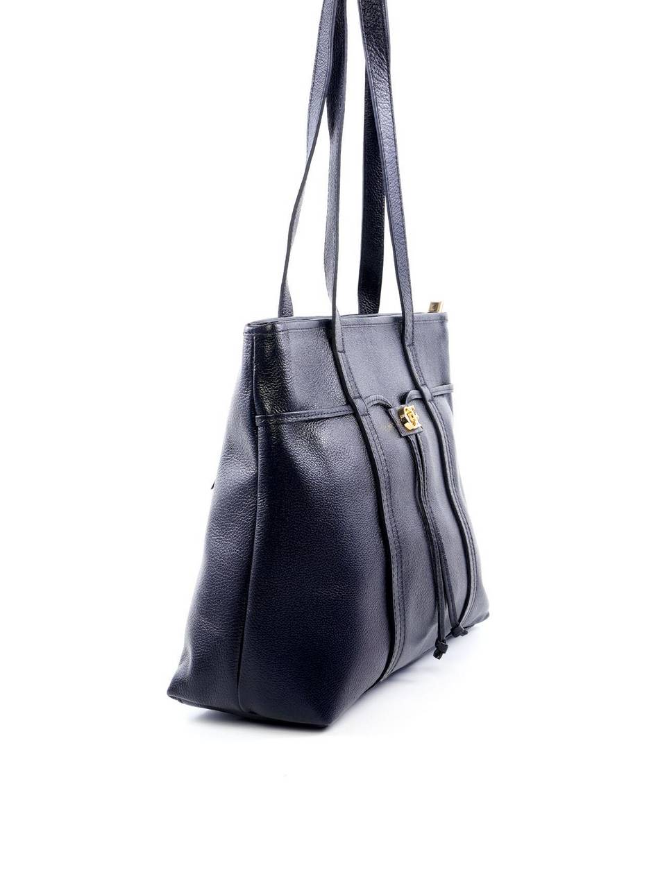 Bolsa Shopper Tiracolo com Cordão - Preta BSI-6073 - PR