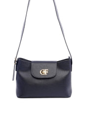 Bolsa Tote Transversal com Fecho CF - Preta BSI-6086 - PR