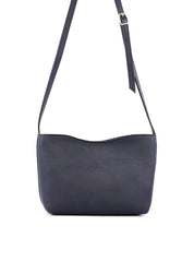 Bolsa Tote Transversal com Borda Ondulada - Preta BSI-6149 - PR