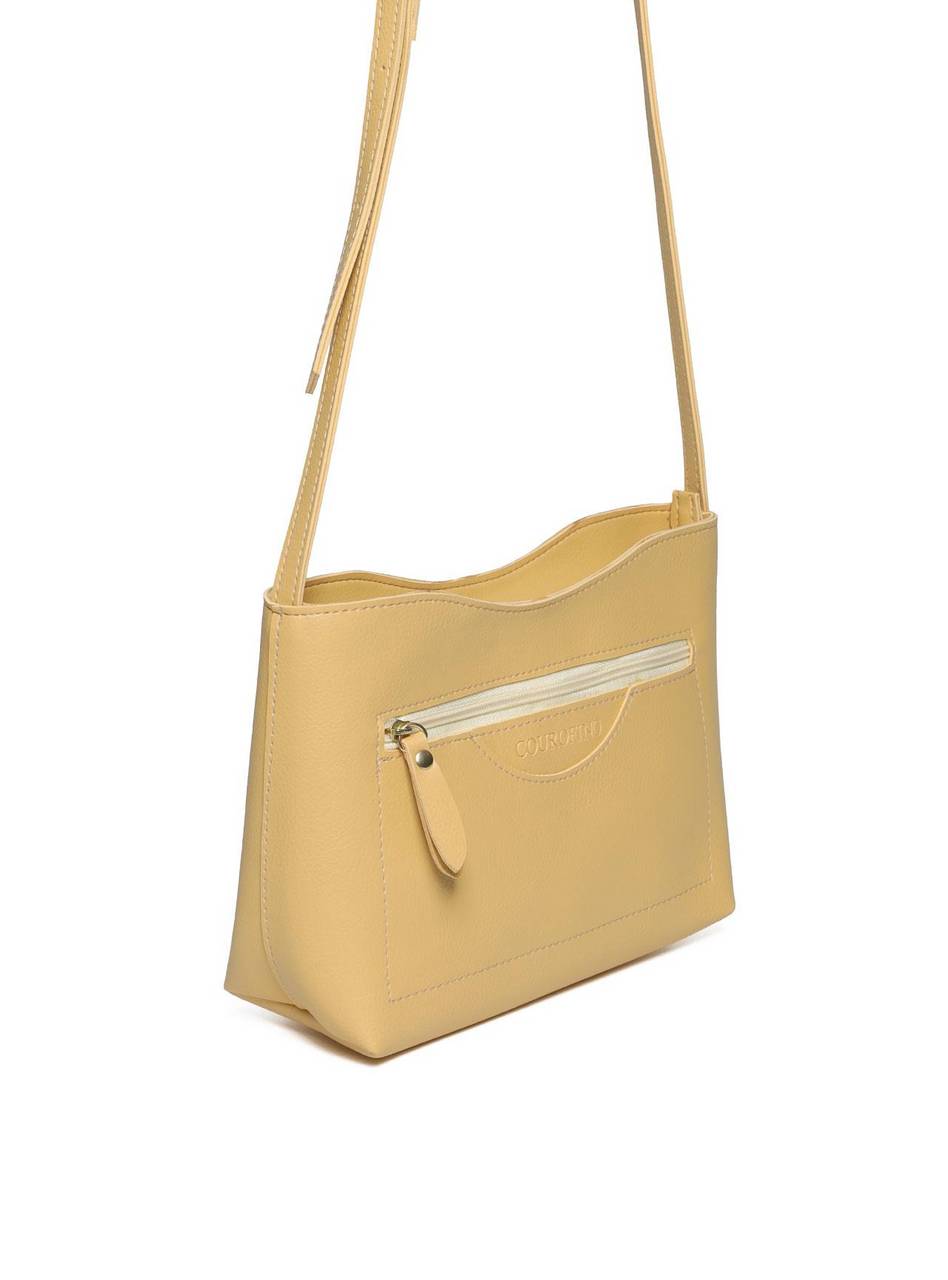 Bolsa Tote Tiracolo Média - Amarela BSI-5136 - AM