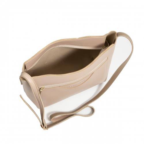 Bolsa Tote Tiracolo Média Nude BSI-5136 - NU