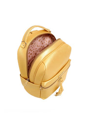 Mochila Casual Grande Bolso Frontal Vassourinha Dourada MEI-413 - AU