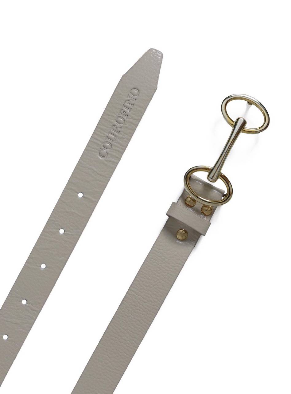 Cinto Feminino em Couro com Fivela Bridão - Fenno CTI-973 - FE