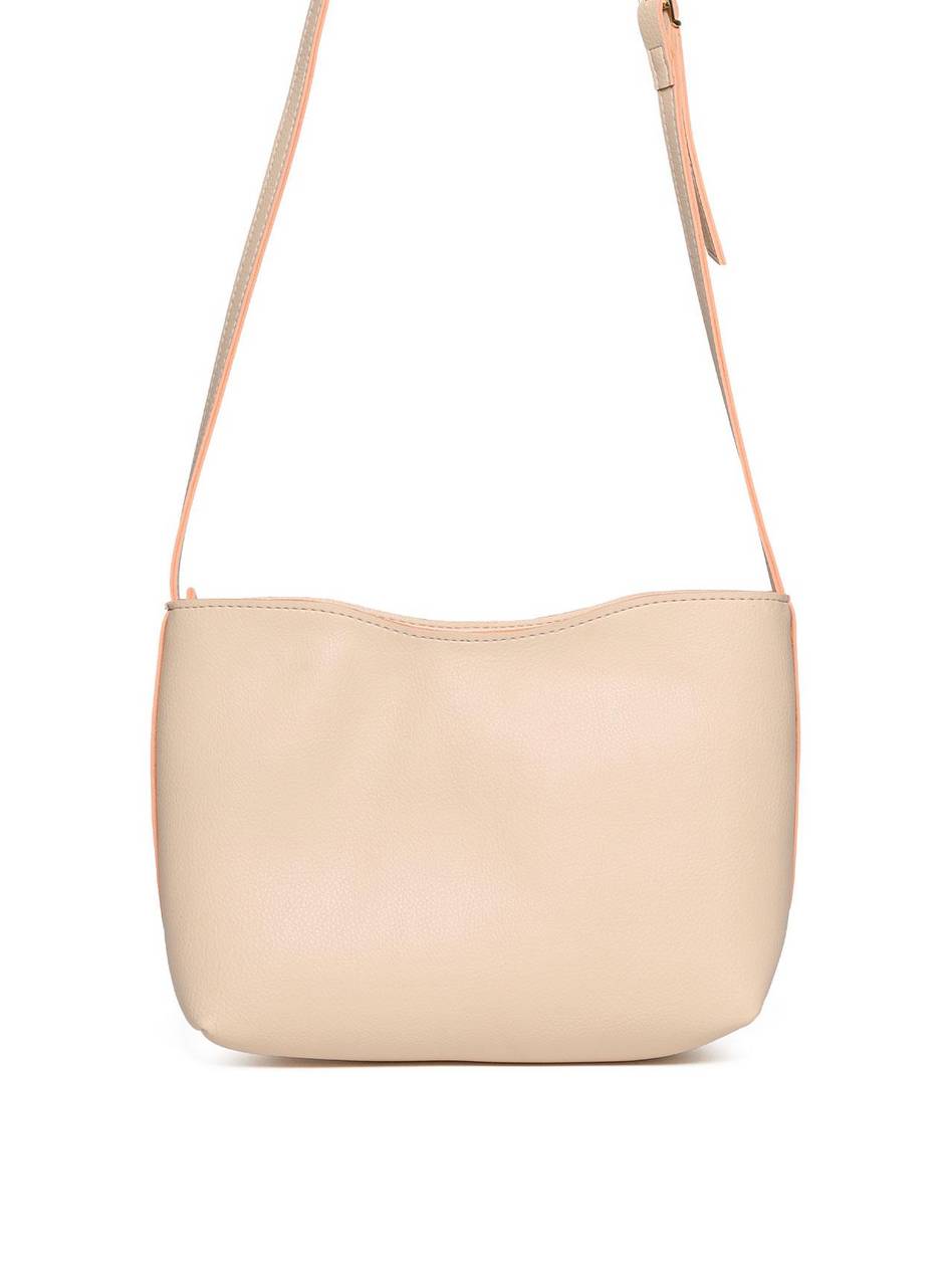 Bolsa Tote Tiracolo com Bolso e Ziper na Frente - Fenno BSI-5136 - FE