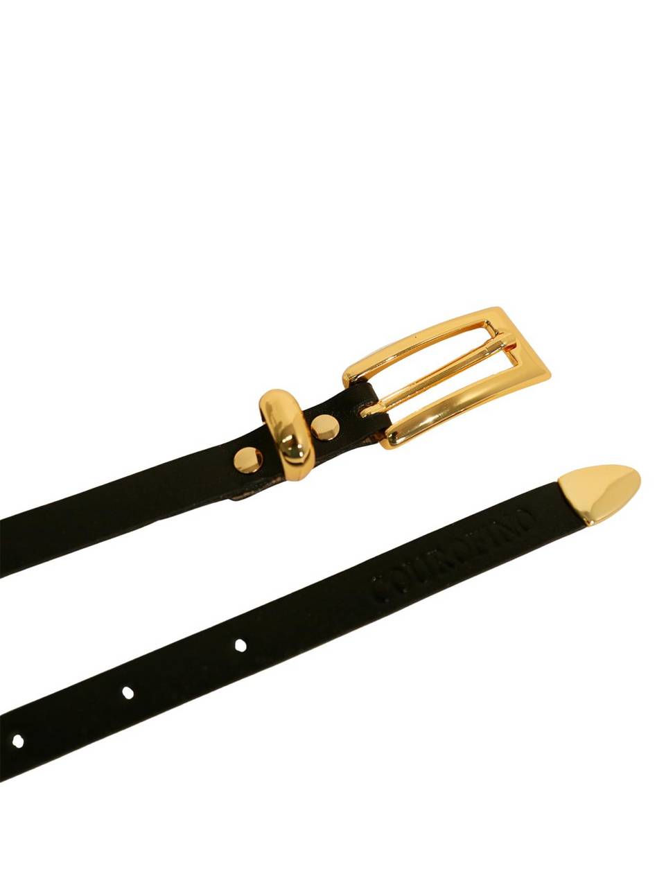 Cinto Casual Feminino Couro Preto CTI-929 - PR