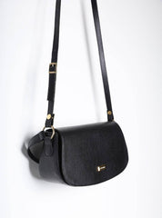 Bolsa Saddle Transversal Pequena Preta BSI-5825 - PR