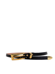 Cinto Casual Feminino Couro Preto CTI-929 - PR