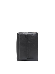 Carteira Feminina Couro Média Porta Cartão Preta CAI-792 - PR