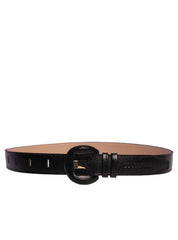 Cinto Casual Médio Couro Preto CTI-0950 - PR