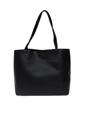 Bolsa Shopper Média Tiracolo Frente Lisa Preta BSI-5139 - PR