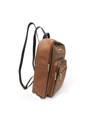 Mochila Feminina Casual Média Bolsos Externos Castor MEI-384 - CS