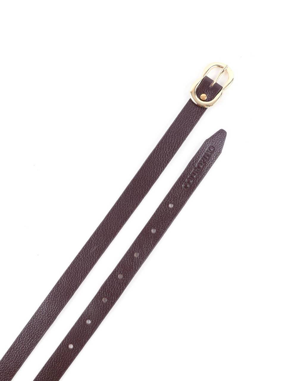 Cinto Feminino em Couro com Fivela Orgânica - Cacau CTI-989 - CA