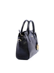 Bolsa Tote Quadrada com Charm - Preta BSI-6044 - PR