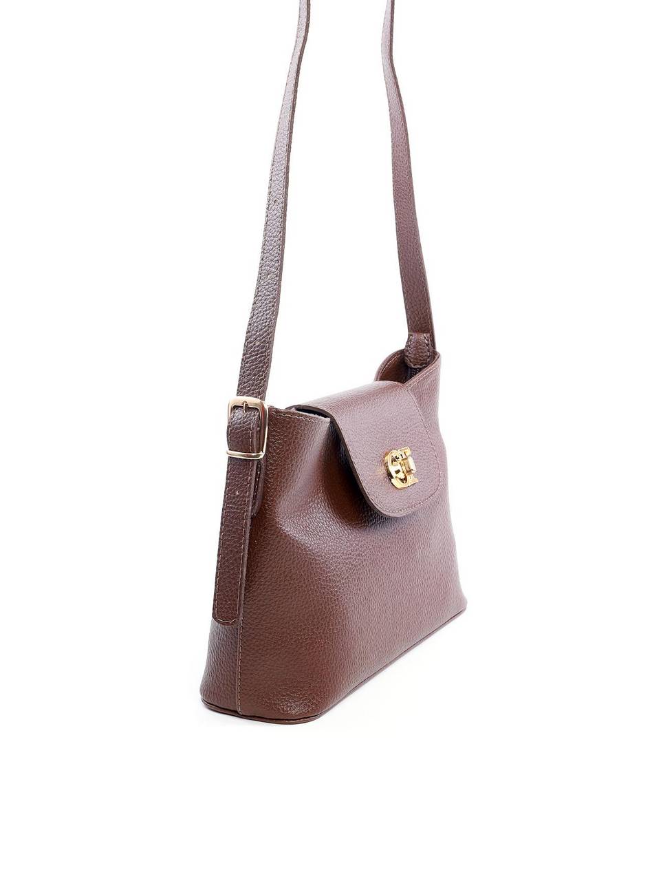 Bolsa Tote Transversal com Fecho CF - Cacau BSI-6086 - CA