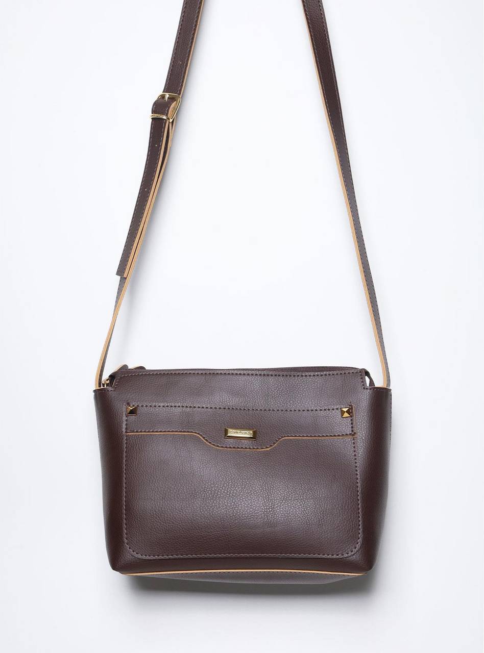Bolsa Tote Média Transversal Cacau BSI-5856 - CA