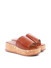 Tamanco Plataforma em Cortiça com Tachas - Castor SDI-11794 - CS