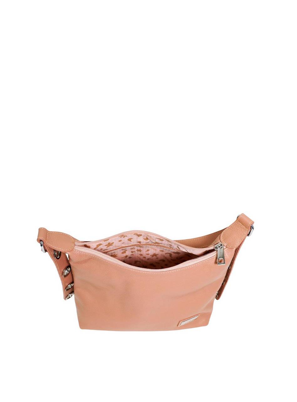 Bolsa Tote Média Couro Tiracolo Nude BSI-5702 - NU