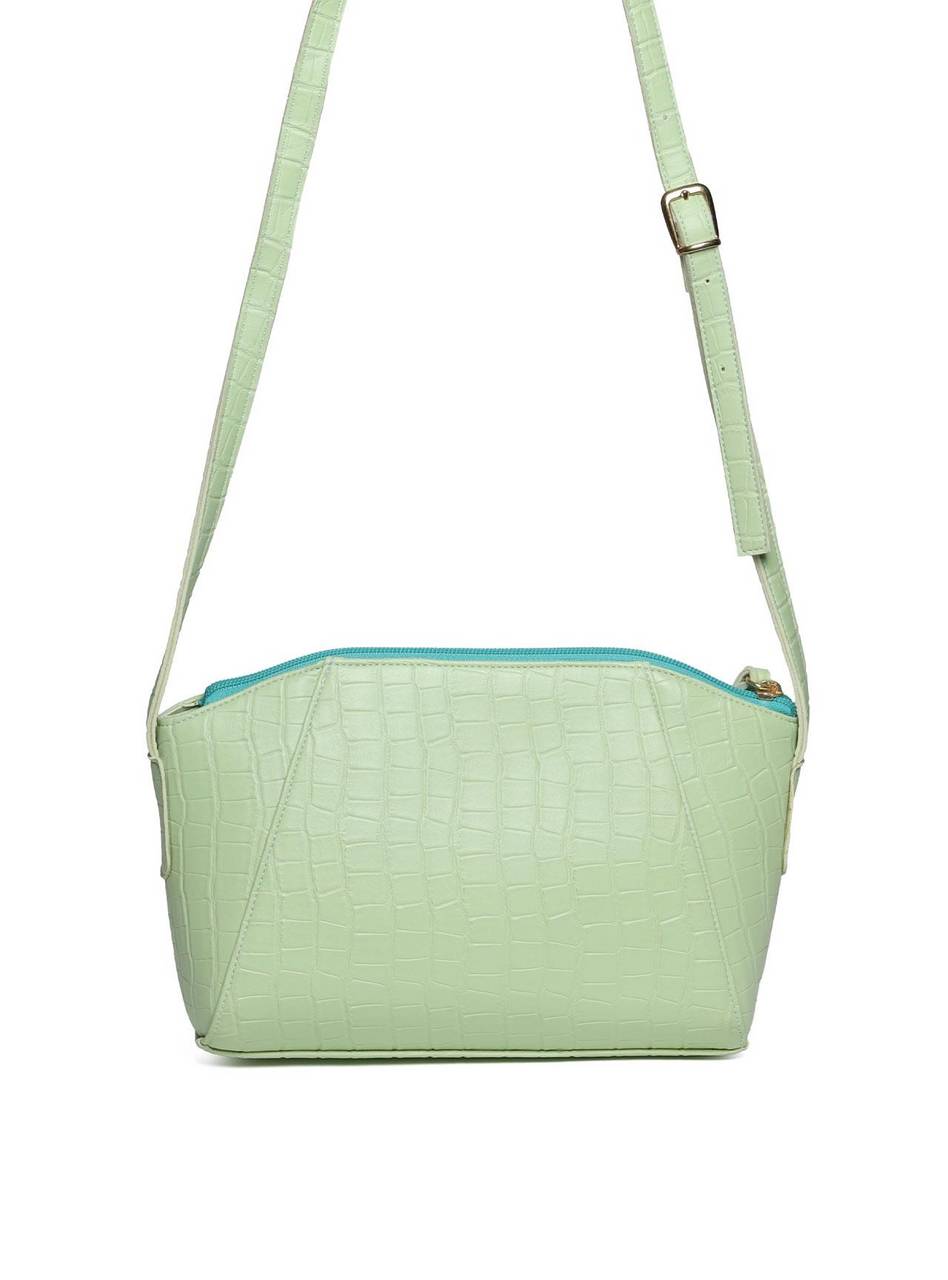 Bolsa Clutch Transversal com Detalhe - Verde BSI-5617 - VD