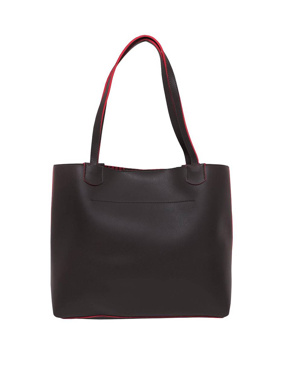 Bolsa Shopper Média Tiracolo Frente Lisa Cacau BSI-5139 - CA