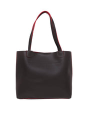 Bolsa Shopper Média Tiracolo Frente Lisa Cacau BSI-5139 - CA