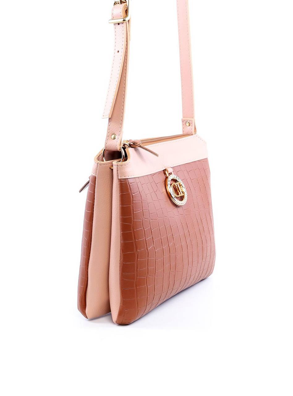 Bolsa Tote Quadrada Charm CF em Strass - Castor BSI-6040 - CS