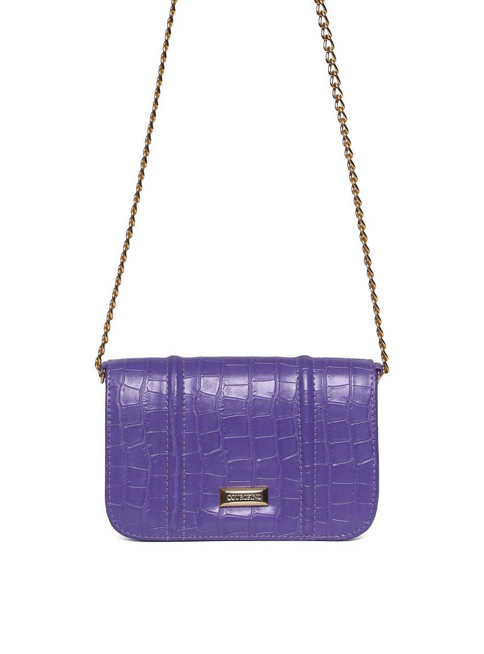 Bolsa Clutch Corrente Pequena Roxa BSI-5486 - RO