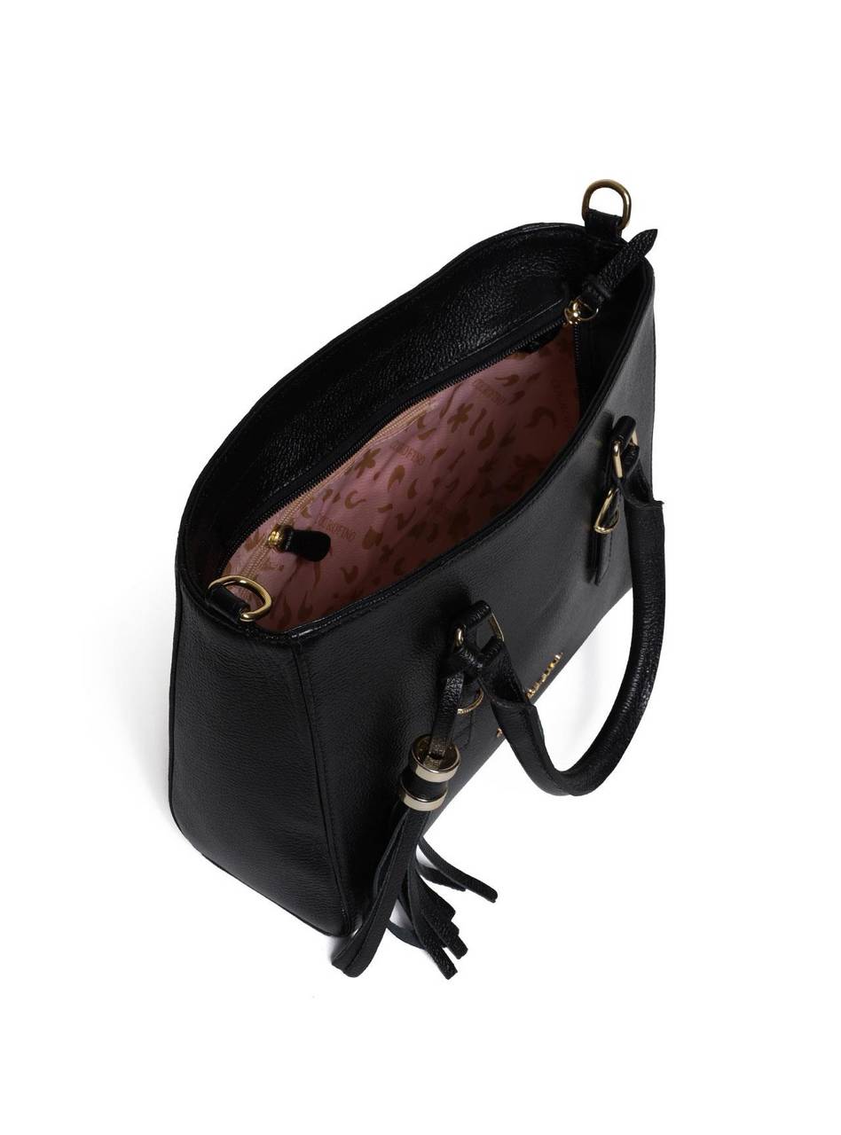 Bolsa Tote Tiracolo com Barbicacho - Preta BSI-5956 - PR