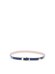 Cinto Feminino Fino com Fivela Oval - Azul CTI-986 - AZ