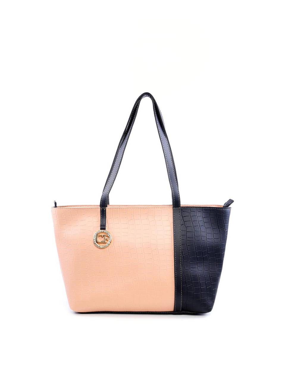 Bolsa Shopper Tiracoloco com Detalhe em Strass - Preta BSI-6082 - PR