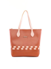 Bolsa Shopper Tiracolo com Tiras Entrelaçadas - Castor BSI-6070 - CS
