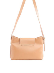 Bolsa Tote Transversal com Fecho CF - Nude BSI-6086 - NU