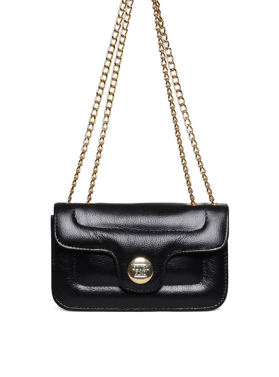 Bolsa Satchel Retangular com Tampa Matelasse - Preta BSI-5967 - PR