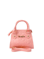 Bolsa Tote Pequena Argolas Rosa BSI-5487 - RS