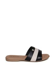 Sandália Feminina Rasteira Confort - Preta SDI-11649 - PR