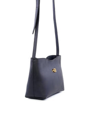 Bolsa Tote Transversal com Borda Ondulada - Preta BSI-6149 - PR