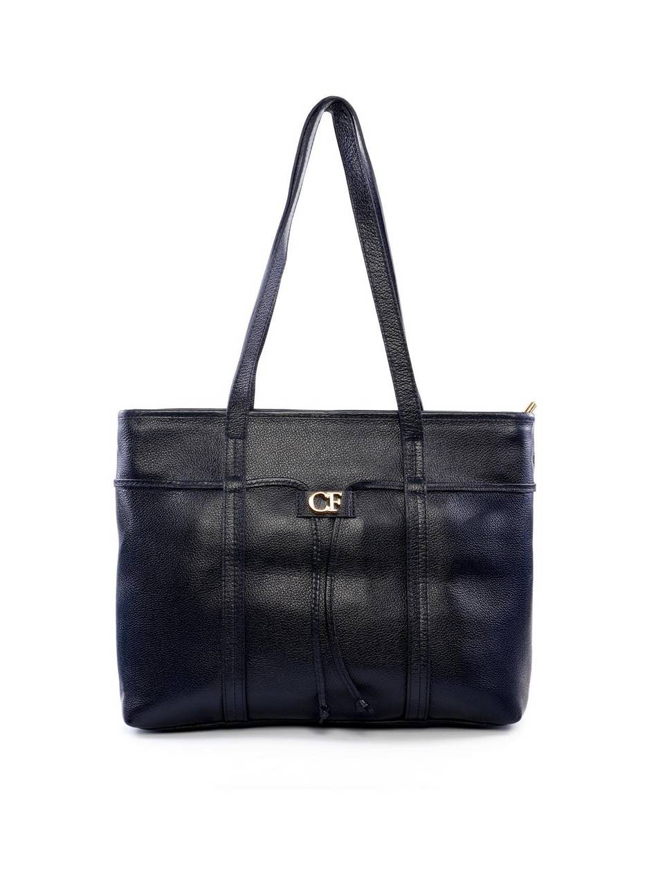Bolsa Shopper Tiracolo com Cordão - Preta BSI-6073 - PR