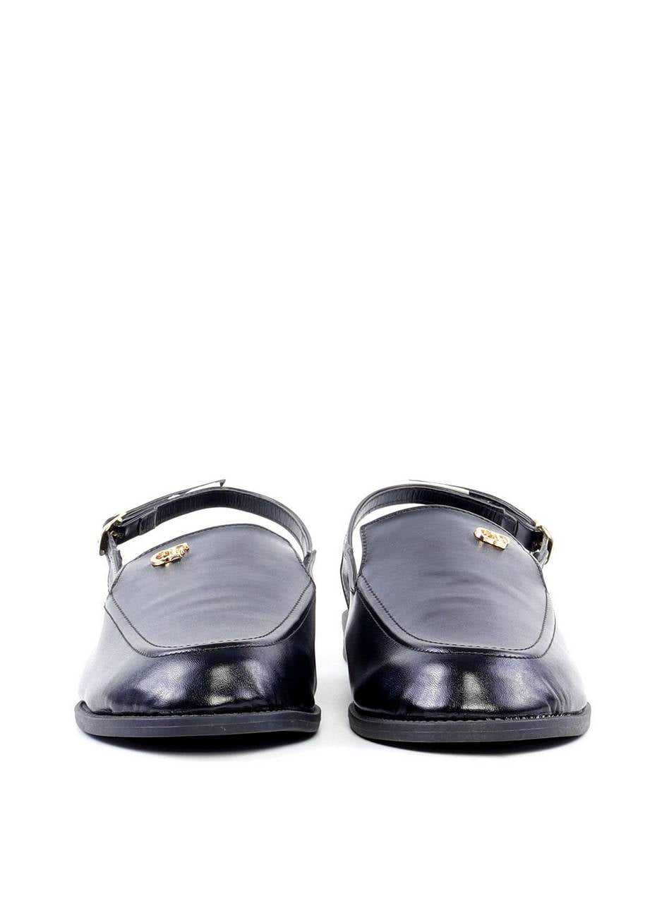 Mocassim Slingback com Detalhe CF - Preta SDI-11869 - PR