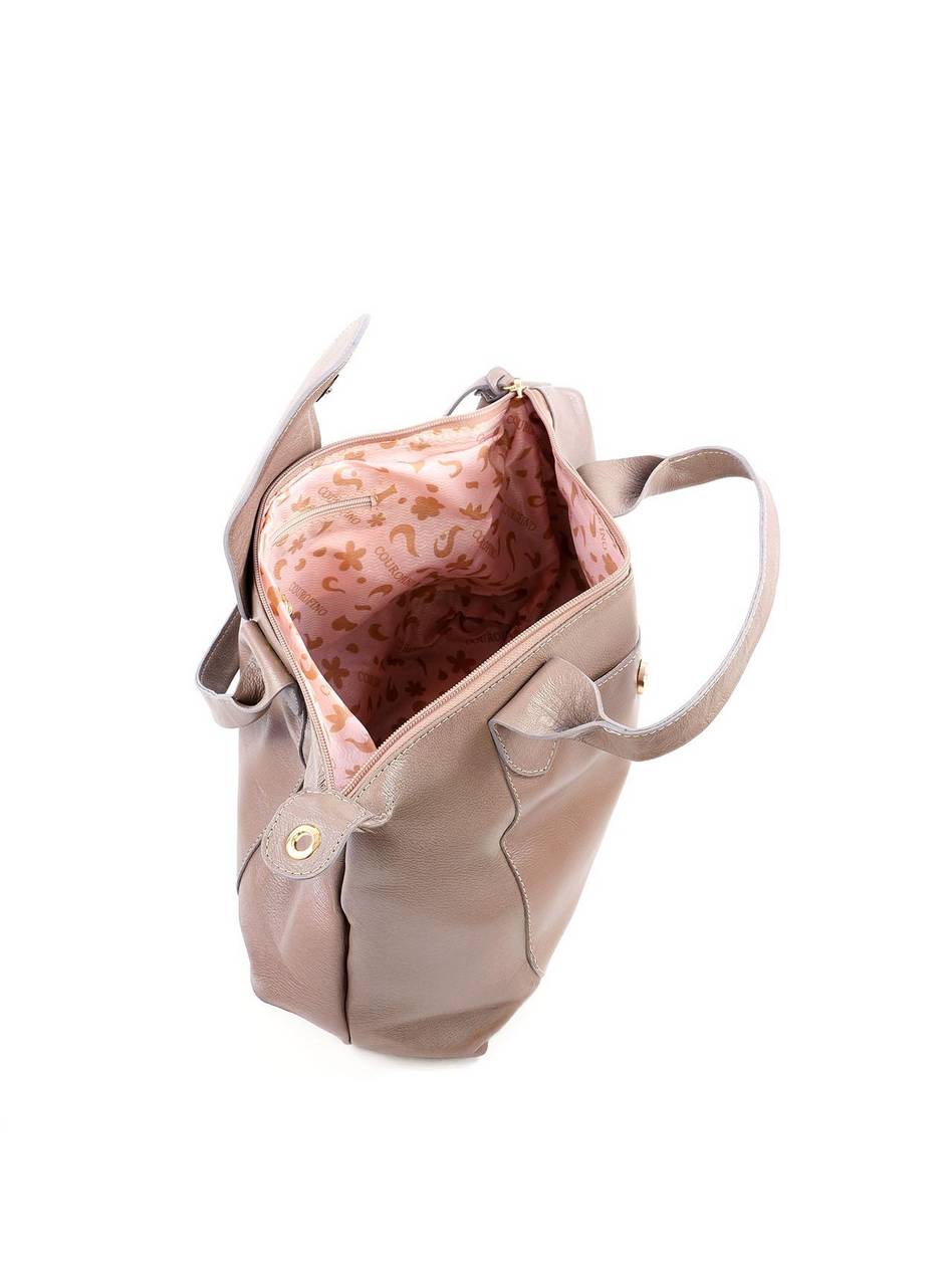 Bolsa Tote Transversal Alça Dupla com Fecho em Ímã - Cinza BSI-6066 - CZ