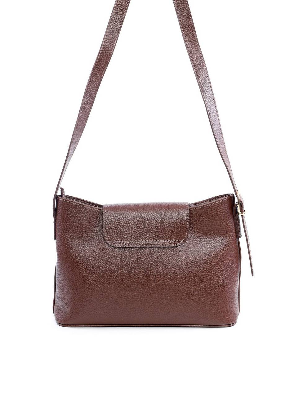 Bolsa Tote Transversal com Fecho CF - Cacau BSI-6086 - CA