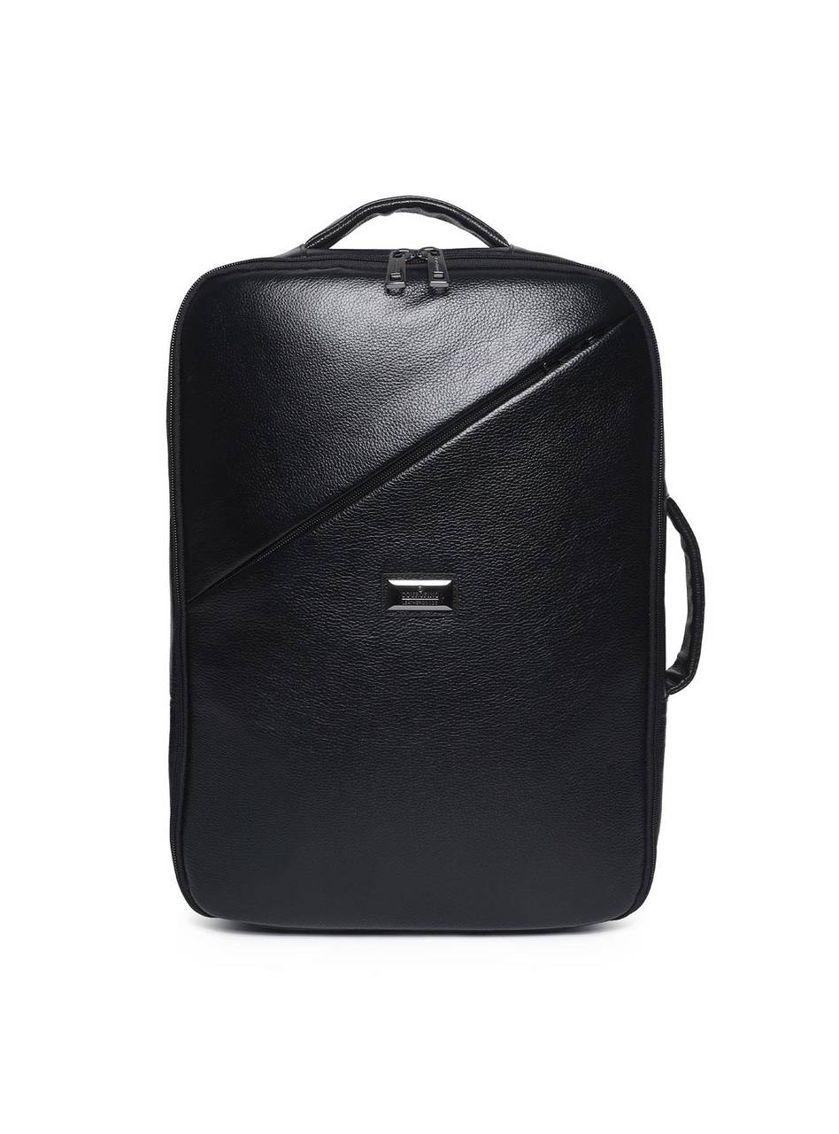 Mochila Masculina Executiva Couro Preta MEI-444 - PR