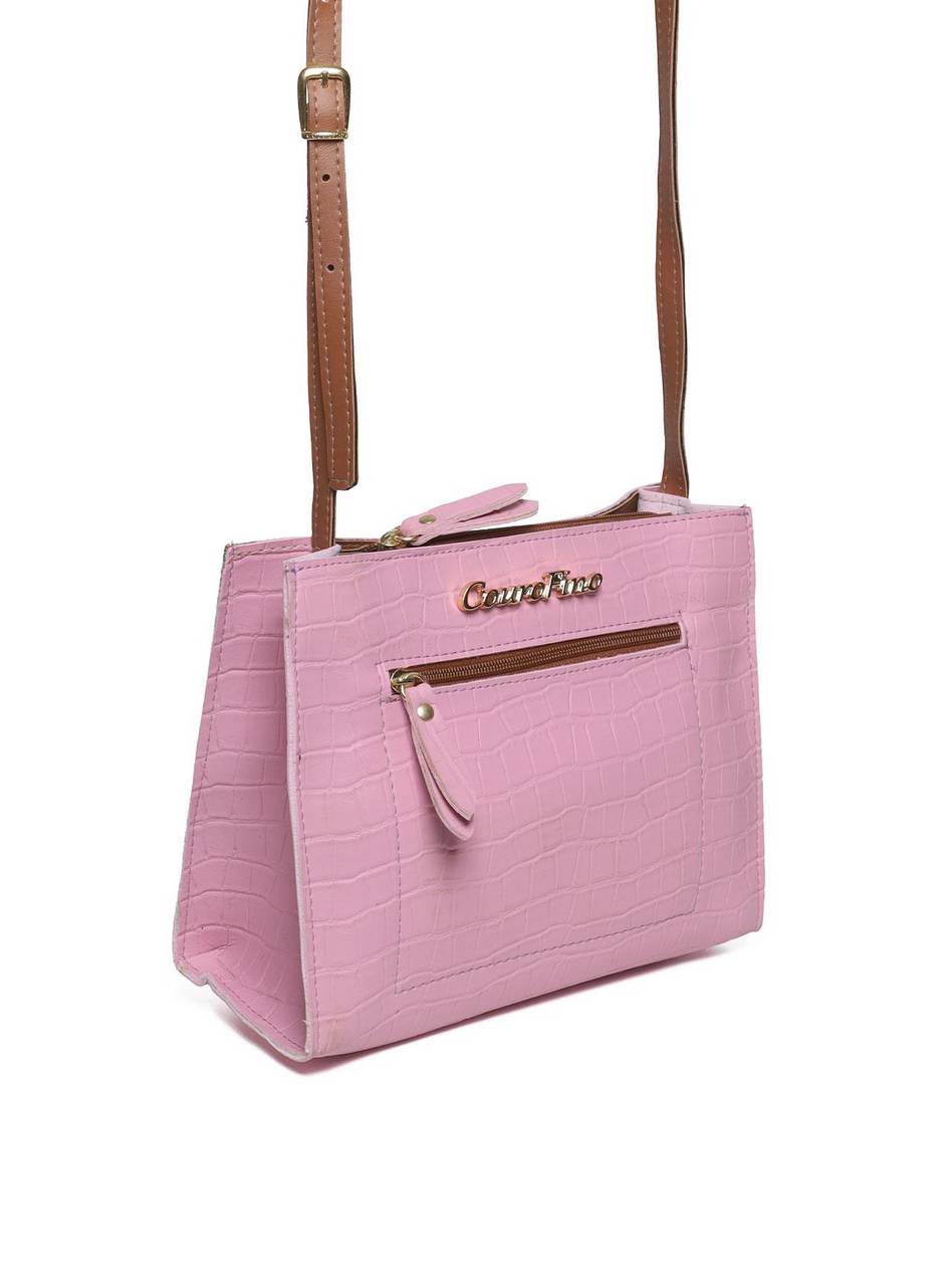 Bolsa Tote Transversal com Ziper - Diversas BSI-5052 - DV