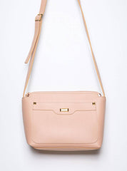 Bolsa Tote Média Transversal Nude BSI-5856 - NU