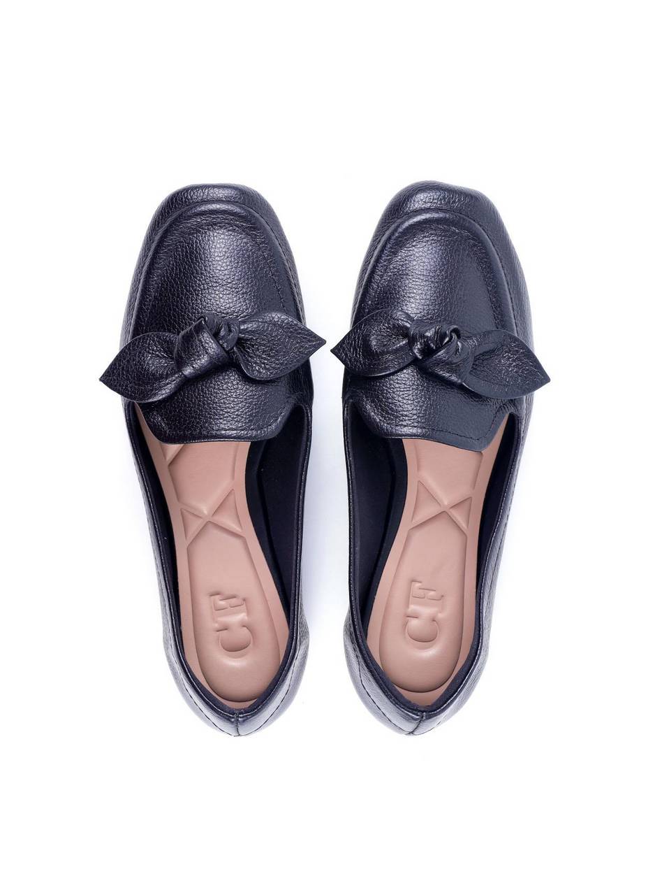 Mocassim com Laço - Preta SDI-11521 - PR