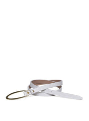 Cinto Feminino em Couro com Fivela Orgânica - Branca CTI-971 - BR